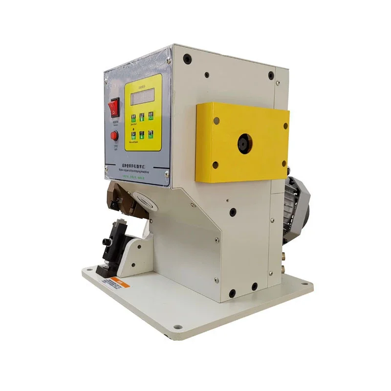 JCW-2TA good price semi automatic cable terminal crimping copper splice wire crimping machine