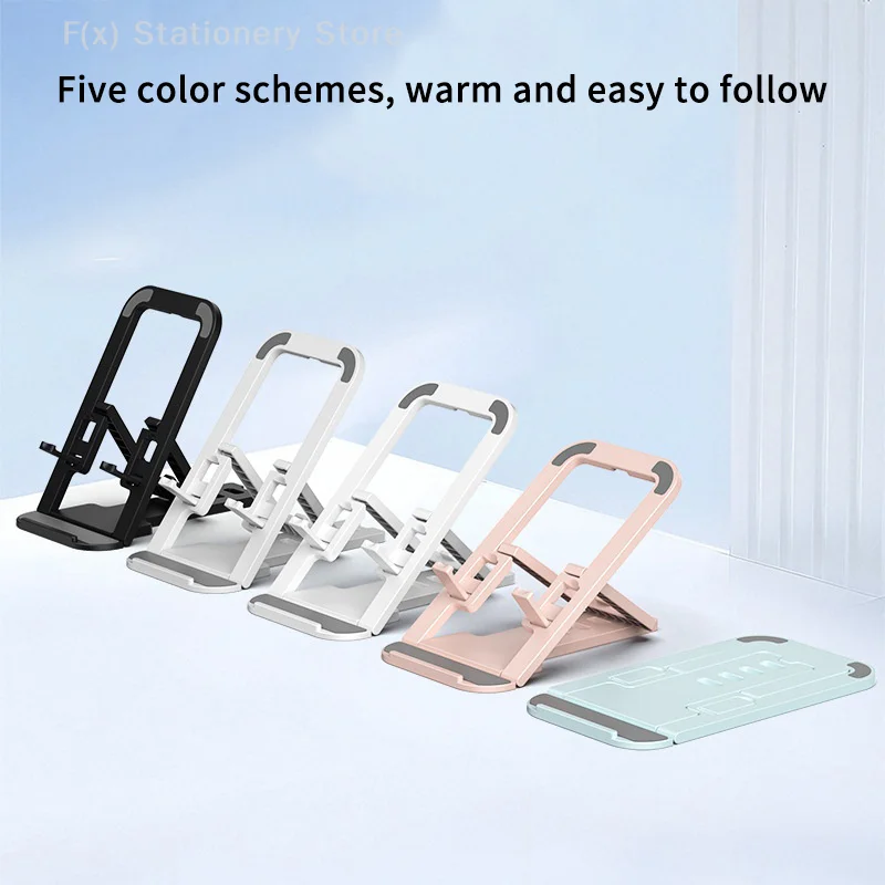 

Universal Foldable Mobile Phone Holder Portable Desktop Adjustable Phone Stand For IPhone 16 15 Samsung Xiaomi Desk Lazy Bracket