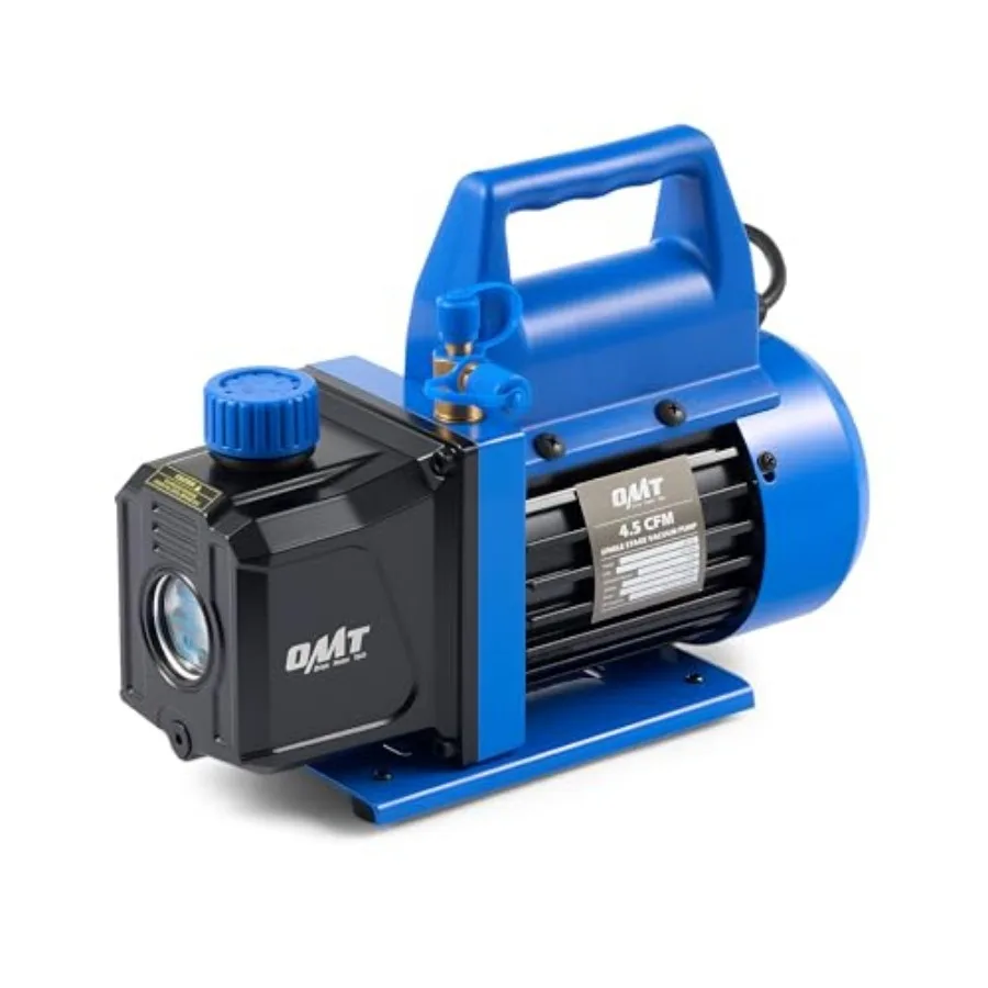 

Vacuum Pump 1/3 hp HVAC Single Stage Vacuum Pump for R12 R22 R134a R410a R502 Auto AC Vacuum Pump Kit for Automotive Air Condit