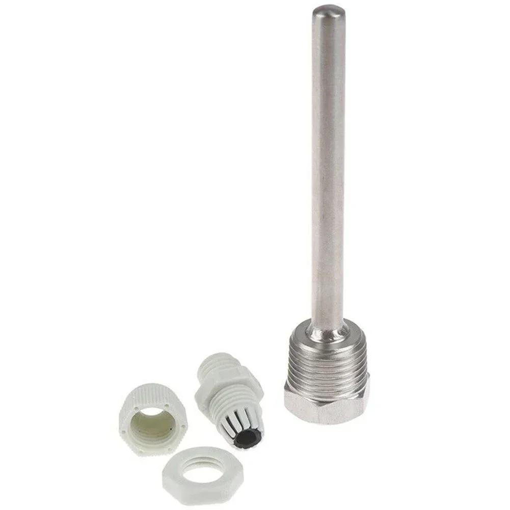 30-200mm Thermowell 304 Stainless Steel 1/2 G Thermowell Protects Your Thermometer From Possible Damage