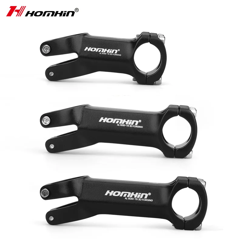 AliExpress HOMHIN ±17°  Kids Bicycle Handlebar Stem 25.4*60/80/90mm MTB Stem 28.6mm Power Ultralight Road Bike Table