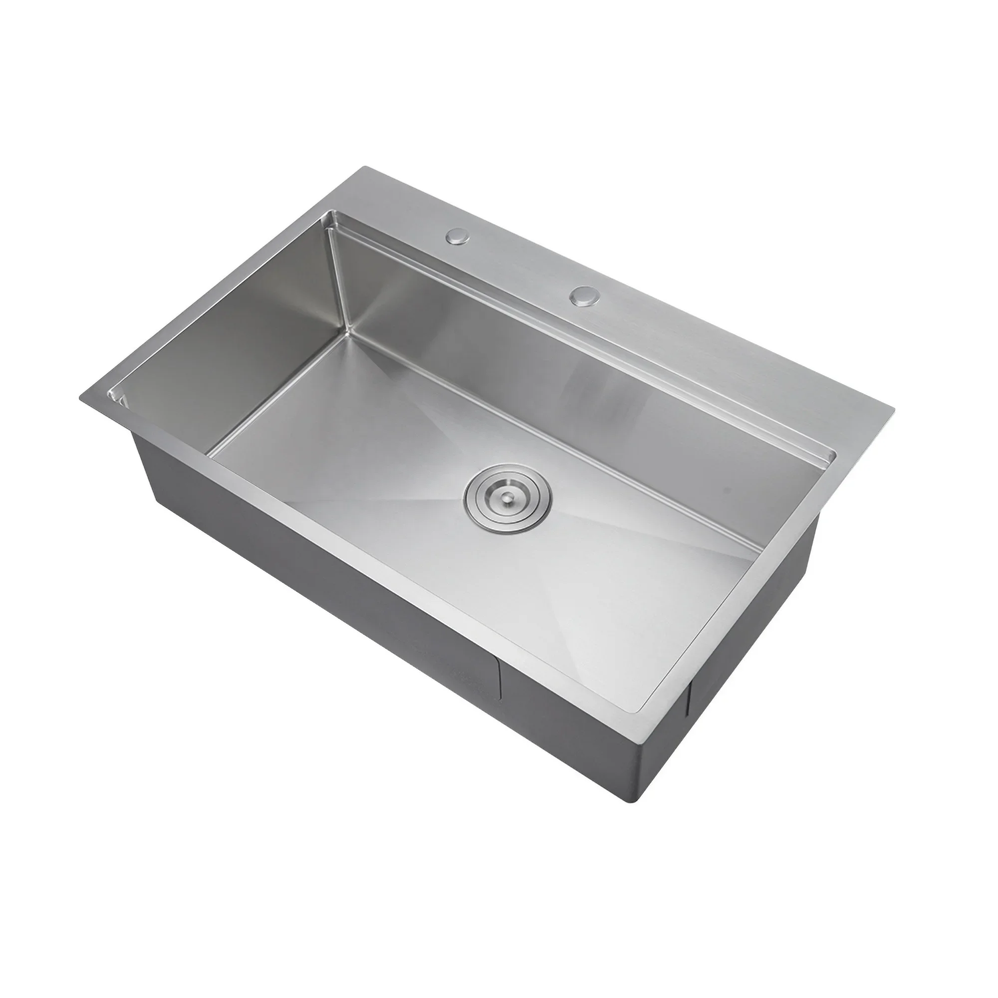 

large single bowl ledge workstation drop in kitchen sink