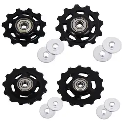 Wheel Rear Derailleur 11T 12T 13T 14T Derailleur Pulley Roller Bicycle Guide Wheel Derailleur Repair Kit Bicycle Pulley Wheel