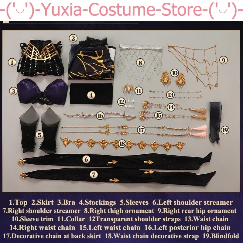 Viper Ning Cosplay Costumes Game Naraka: Bladepoint New Skin Women Dress Suit Set Unifrom Halloween Party Outfit