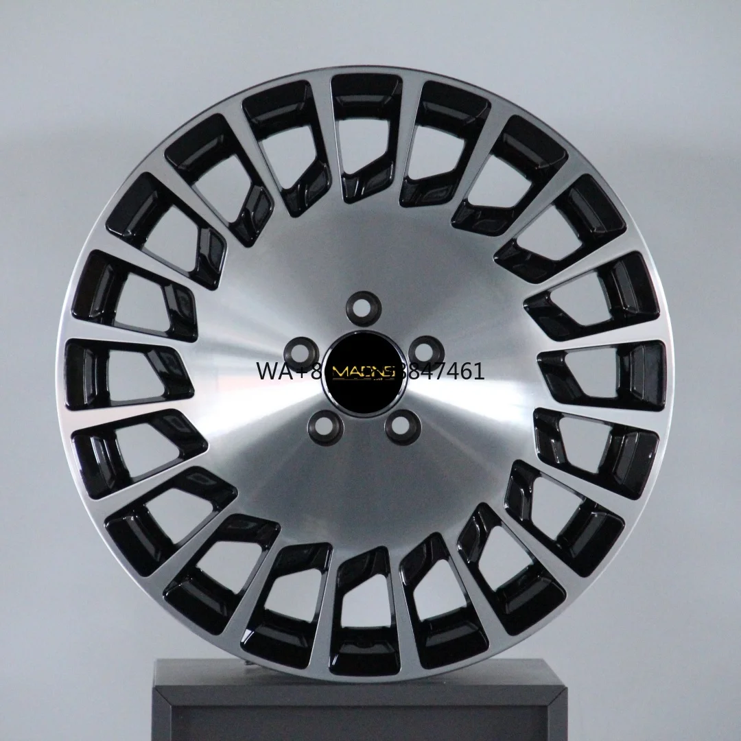Wheelshome 8120F High Performance 19/20Inch Staggered 5-112 with 66.5 Polished Alloy Wheels for MERCEDES BENZ Maybach