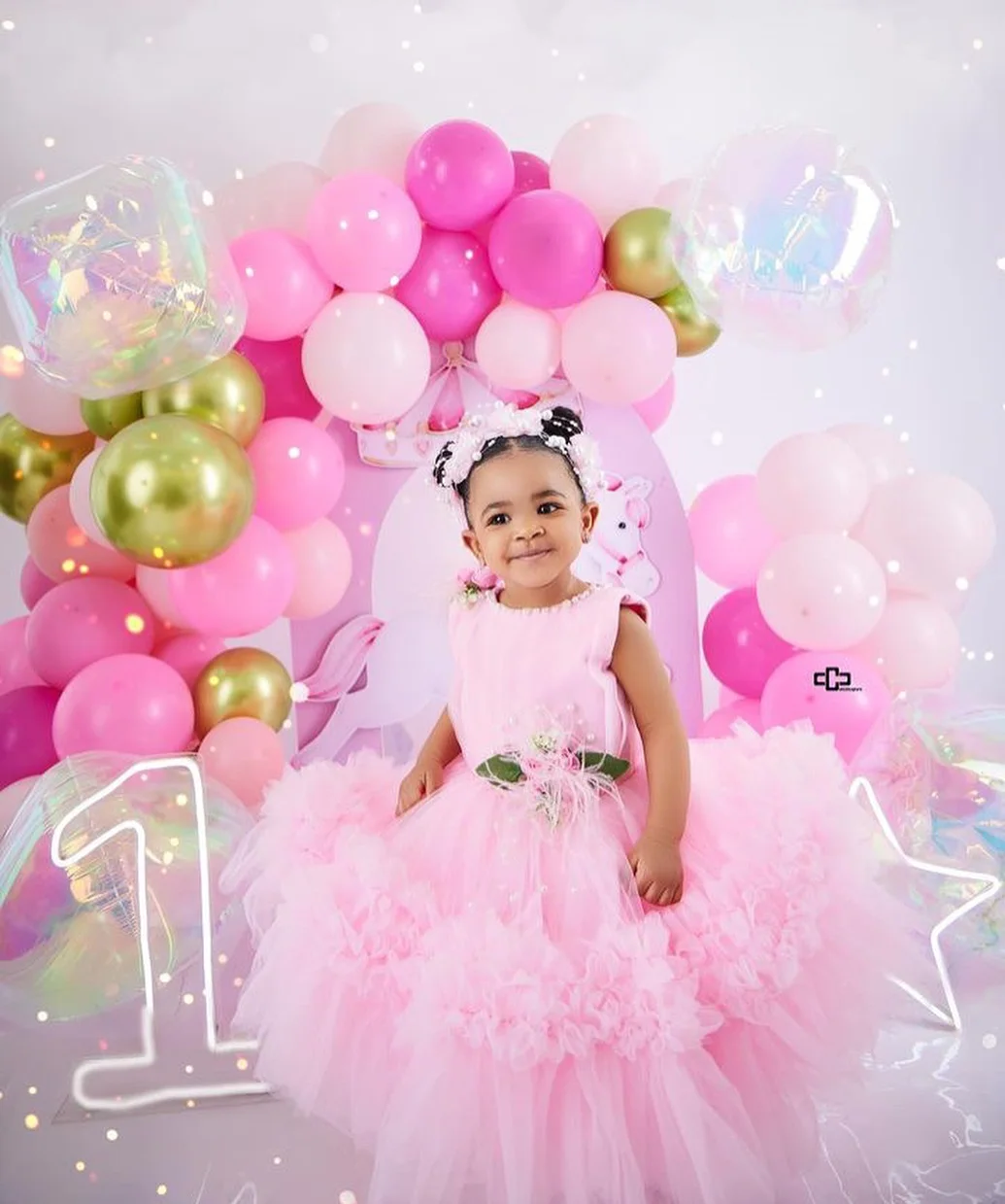 Vestidos de flores con volantes rosas para niñas, vestido de princesa de tul para fiesta de cumpleaños de niños, vestidos de graduación de bebé de boda para sesión de fotos