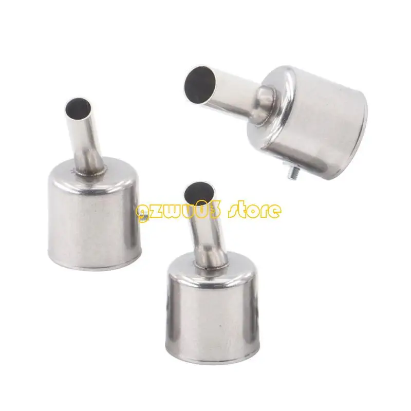 

L93C 3pcs Angled Heat Guns Nozzles Easy Installation Hot Air Solder 45 Degree Tip Oblique Nozzle Desoldering Station Nozzle