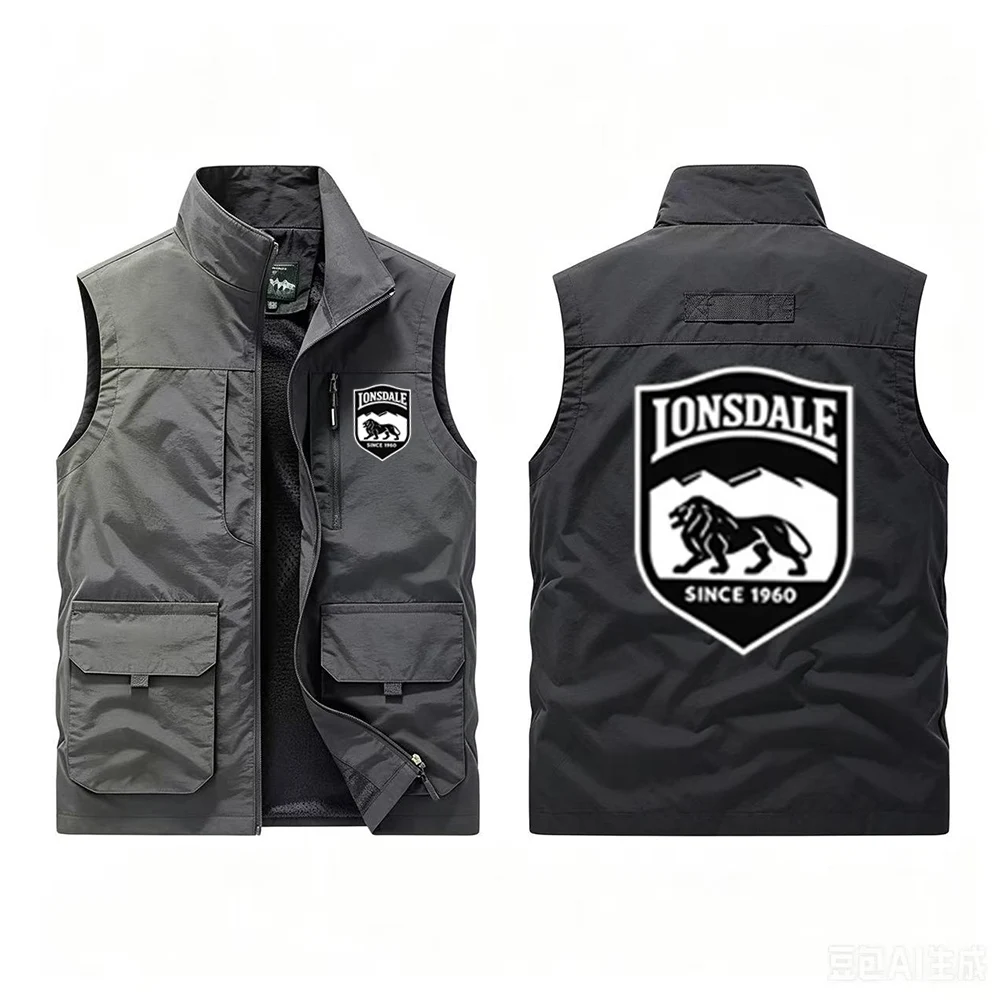 Emergency Management Vest Work Clothes LONSDALE Advertising Safety Rescue Vest Standard Hidden Work Clothes