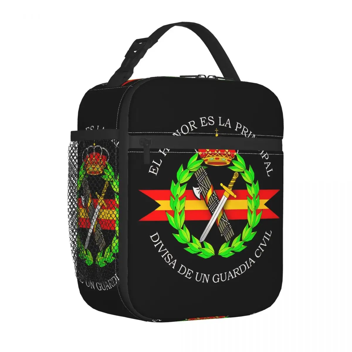 Spanish Legion Thermal Insulated Lunch Bags Women Spain Coat of Arms Portable Lunch Tote for School Multifunction Food Box