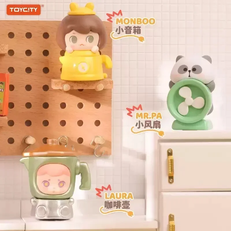 

TOYCITY Electric Cuties Team Series Blind Box Anime Action Figure Guess Bag Ornament Figurines Home Decor Dolls Model Girls
