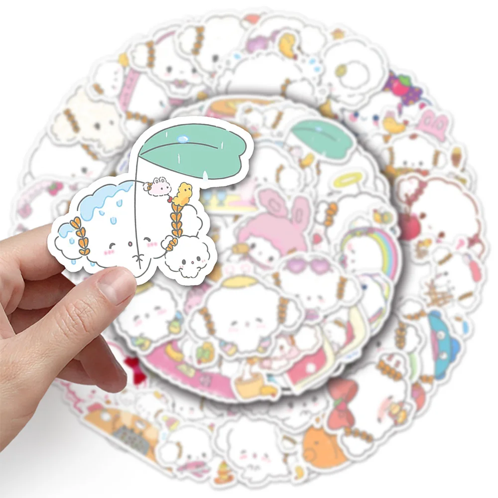 10/30/51pcs Sanrio Kawaii Cartoon Cogimyun Stickers Anime Aesthetic Cute Graffiti Decal Toy DIY Luggage Fridge Laptop Phone Bike