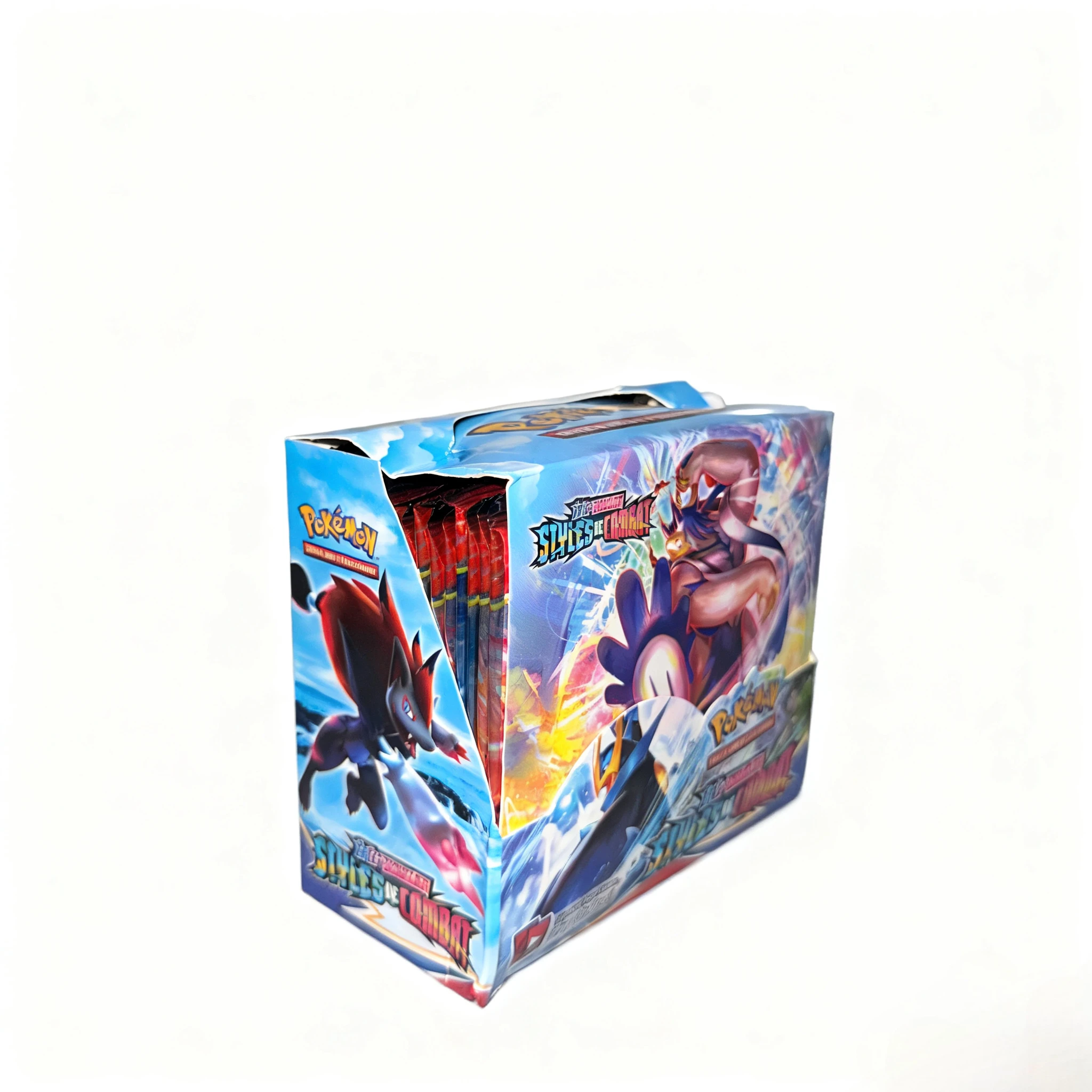 Brilliant debut! French version of Pok é mon 'Battle Style' series featured card display