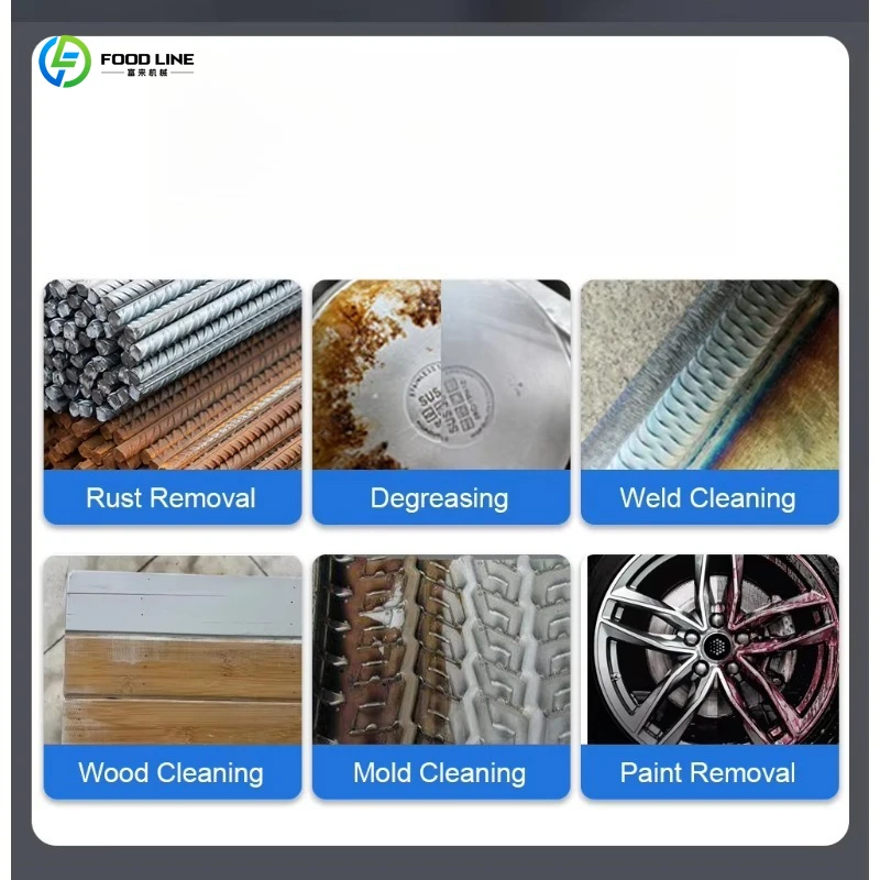 Customized Portable Air Cooled Fiber Laser Washer 100W 500W Handheld Type Rust Paint Removal Stainless Steel Stone