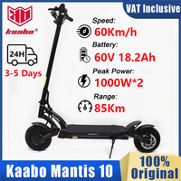 Original EU Stock V3 Kaabo Mantis 10 Plus Electric Scooter 60V 18.2Ah Upgrade NFC Display Kaabo Mantis 10 Kickscooter