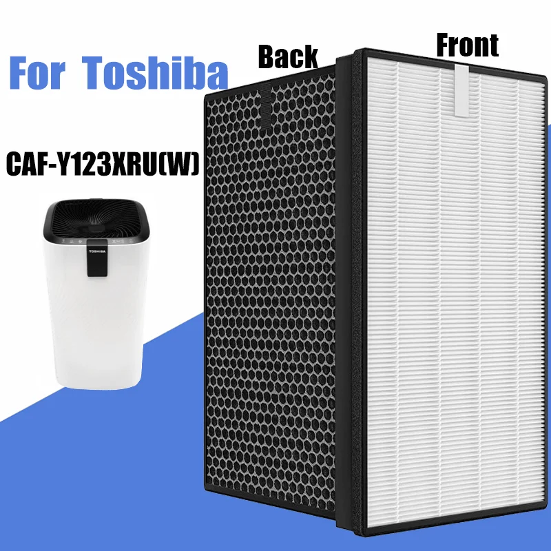 

Replacement HEPA Combined Activated Carbon Deodorizing Filter For Toshiba CAF-Y123XRU(W) Air Cleaner