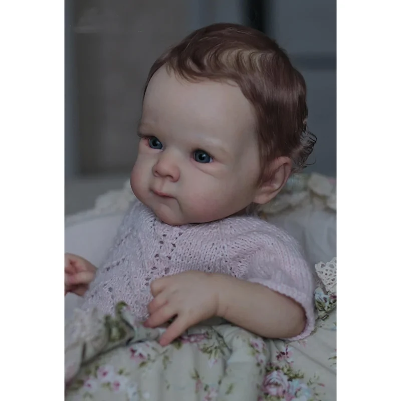 48cm Full Body Newborn Baby Doll Bettie Lifelike Reborn Baby Multiple Layers Painting 3D Skin with Visible Veins