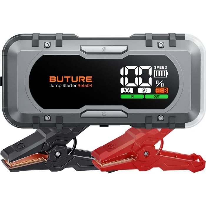 Buture Portable Emergency 6000A Lithiumion Battery Car Booster Starting Device 12V Car Jump Starter