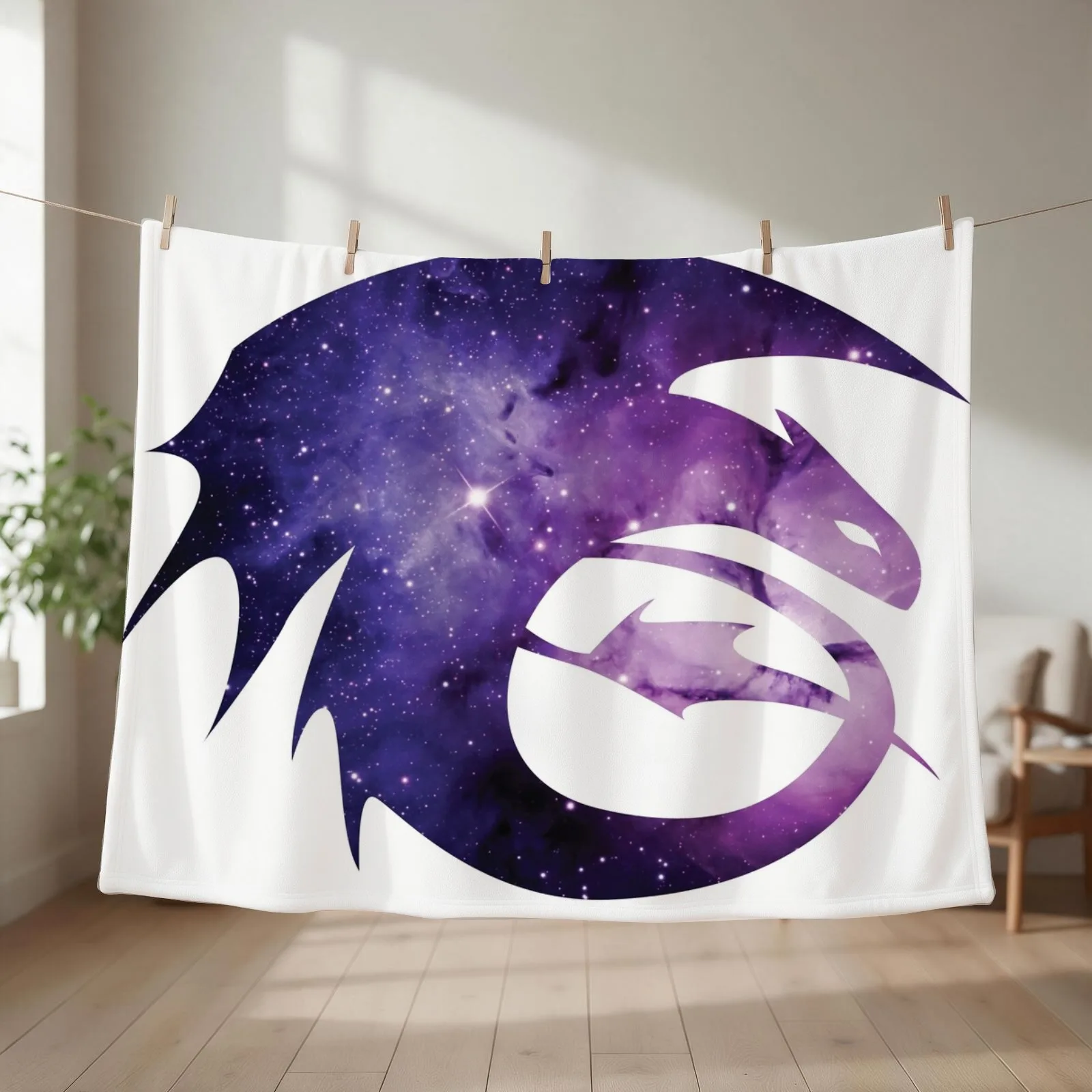 Strike Class - Galaxy Throw Blanket couch cozy soft plush fuzzy picnic outdoor blanket