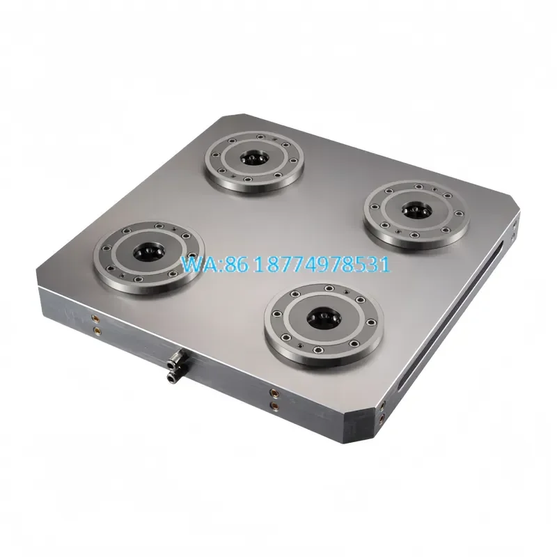 Wmwmnu Manual Zero Point Plate D246x27mm for Lang 96mm System 6000N Clamping for 4 5 Axis CNC 3A-110243