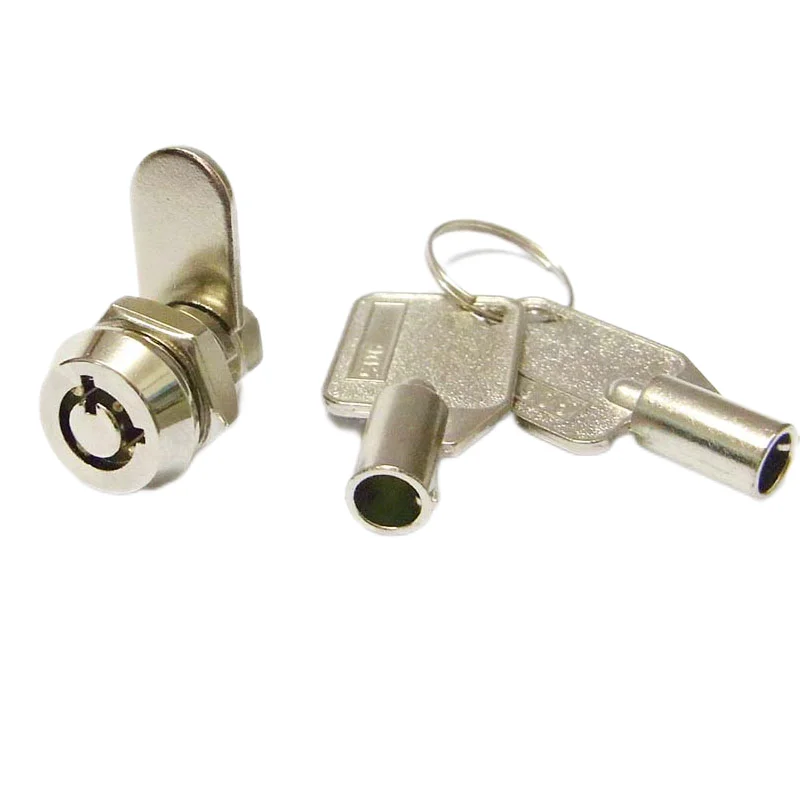 MS905 Small Tubular Key Cam Lock Mini Cam Locks for Computer Case Small Round key Cam Locks for Enclosure 1/2 Key Pull-1 Pc