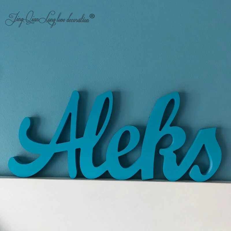 

Custom Name Sign for Children's Bedroom, Wooden Name Sign, Personalized Wood Name Design, Name Wall Art