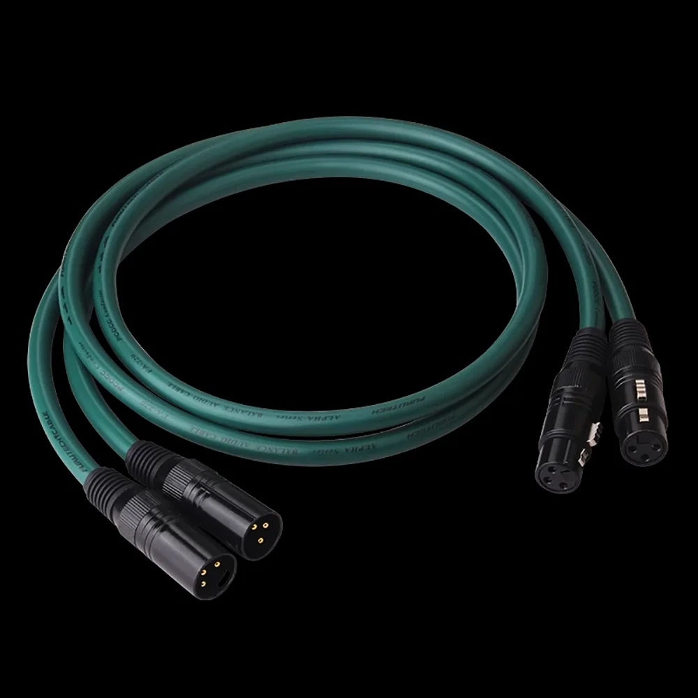 زوج فوروكاوا FA-220 XLR كابل RCA واحد كريستال النحاس XLR كابل التوازن لمكبر للصوت مشغل أقراص مضغوطة كابل الميكروفون سلك الميكروفون
