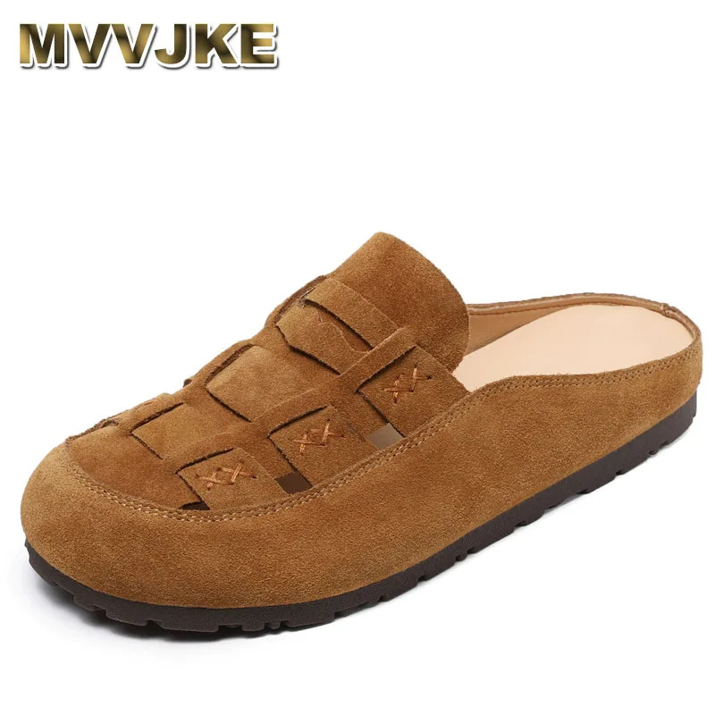 

Весенне-летние новые туфли Boken из натуральной кожи на плоской подошве, женские римские тапочки с дышащими повязками на голову