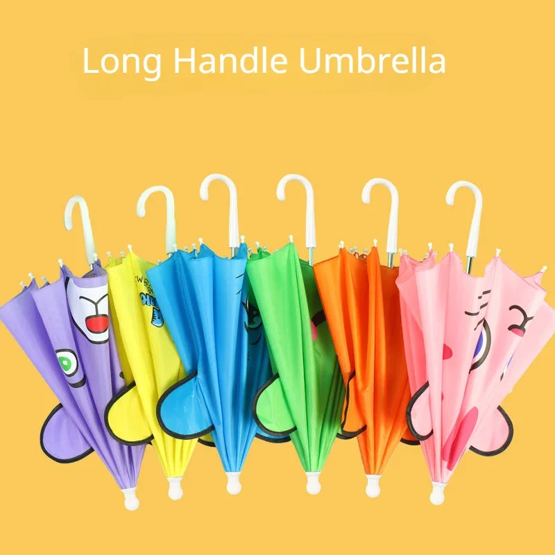 Cute Cartoon Children Umbrella animation creative long-handled 3D ear modeling kids umbrella For boys girls