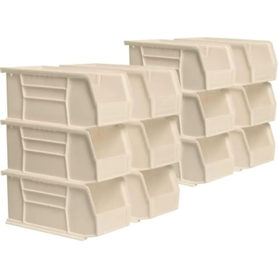 

Пластиковые контейнеры для хранения AkroBins 30230, компактные, складные, для гаража, кладовой, организации хранения, 11 x 5 x 5 дюймов, набор из 12 штук