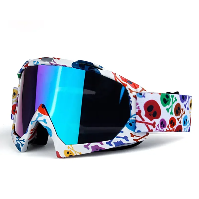 Cartoon printing Motocross Glasses Dirt Bike Off-Road Ski Sport Google 100% Windproof Motocross Goggles