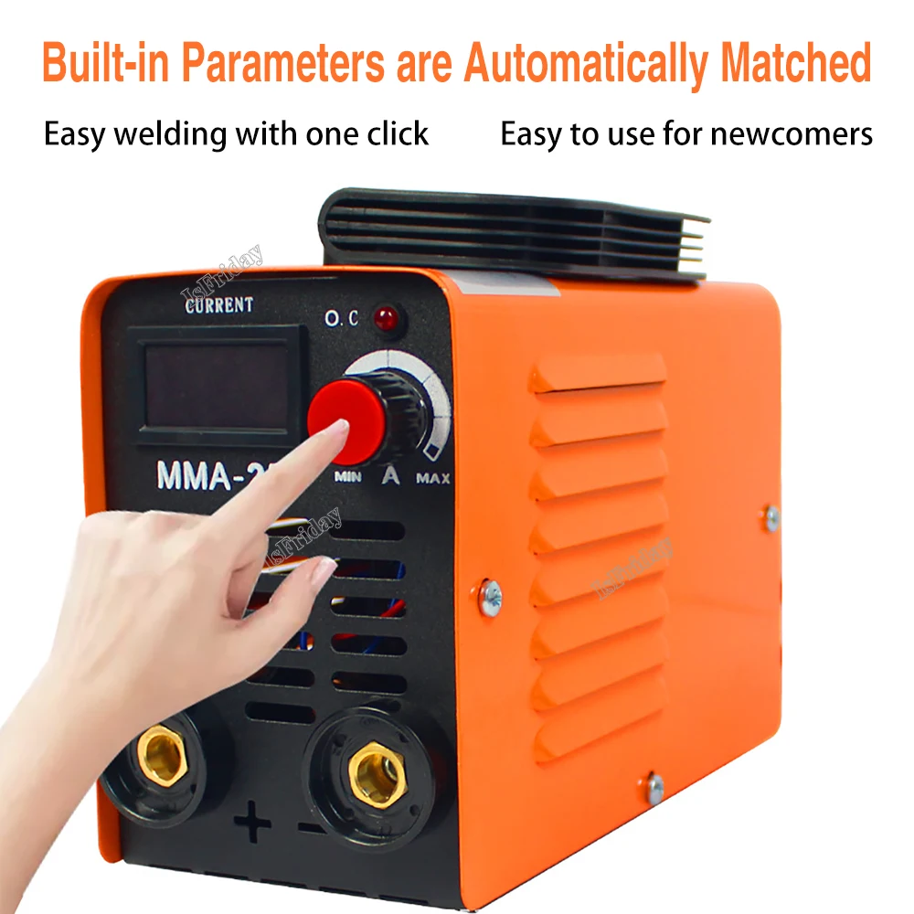 MMA250 Mini Welding Machine Inverter Electric Welding Machine 110V 220V Adjustable Current 20-250A Handheld Arc Welder Equipment