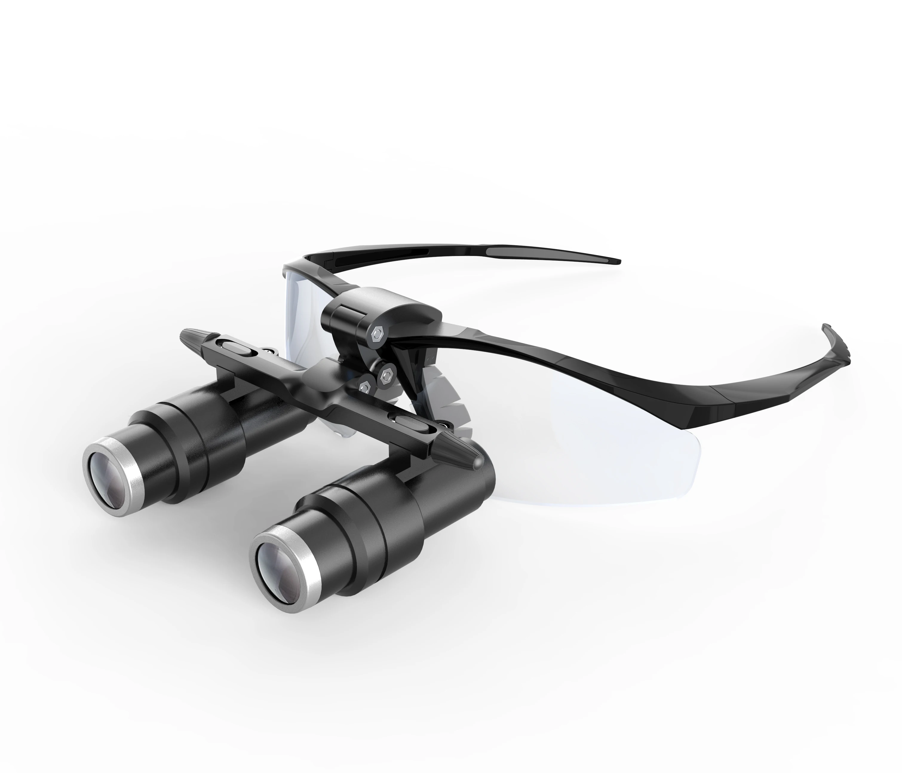 Headwear High Resolution 4x 5x 6x Adjustable Magnifying Glasses Dental Headpiece Surgical Loupes with LED Light