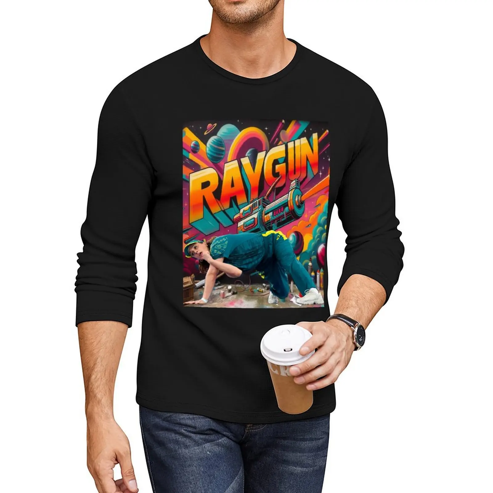 

Raygun Australian Breakdance Legend Long T-Shirt plus size tops anime clothes mens graphic t-shirts anime