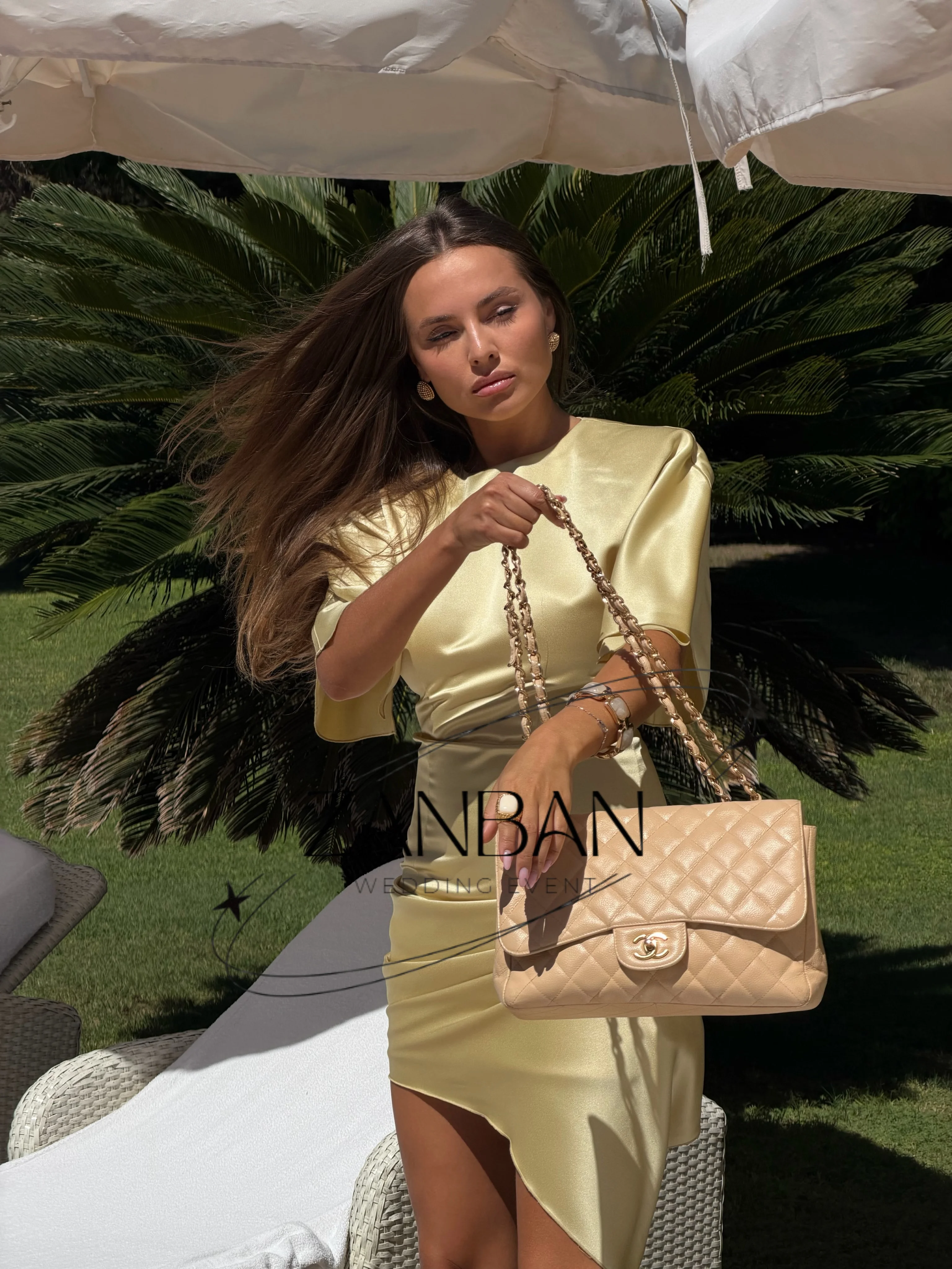ZanBan Short Satin Prom Gowns Yellow O Neck Homecoming Dresses Women Fashion Elegant Vestidos Elegantes Para Mujer Customized