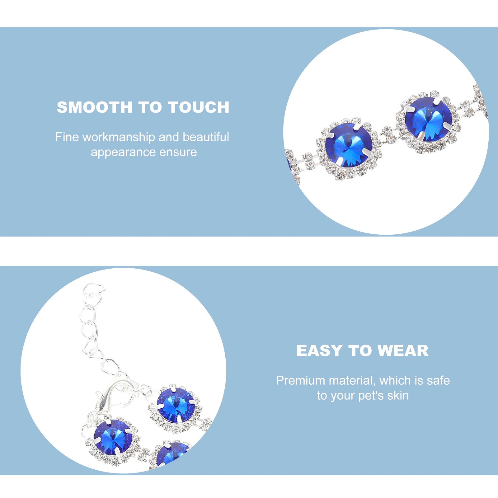 

Decorative Puppy Collar Delicate Small Dog Adjustable Kitten Pet Collar Comfortable Puppy Accessory Durable Supply