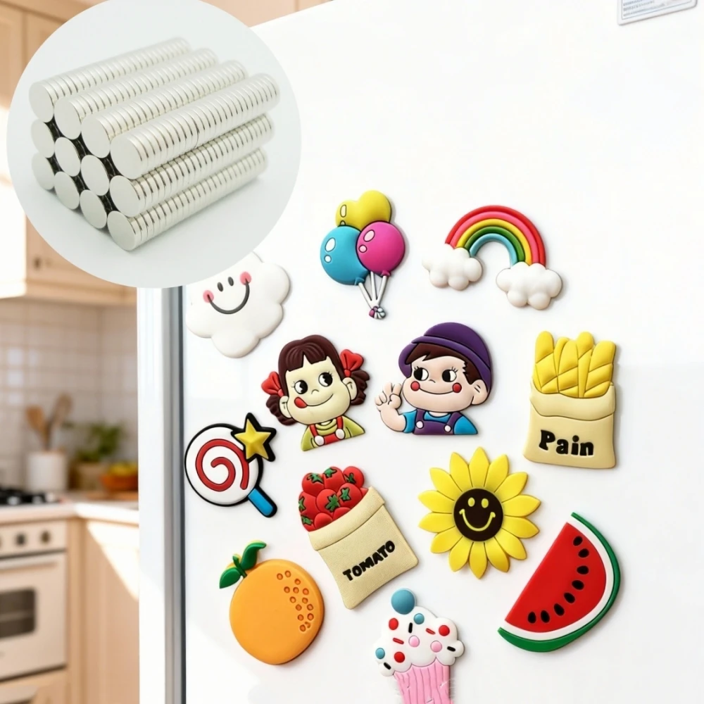 Dia5x1mm Round Magnets for Whiteboard Small Mini Magnet Fridge Multi-Use Office Magnetics Tiny Size Imans Magnetic