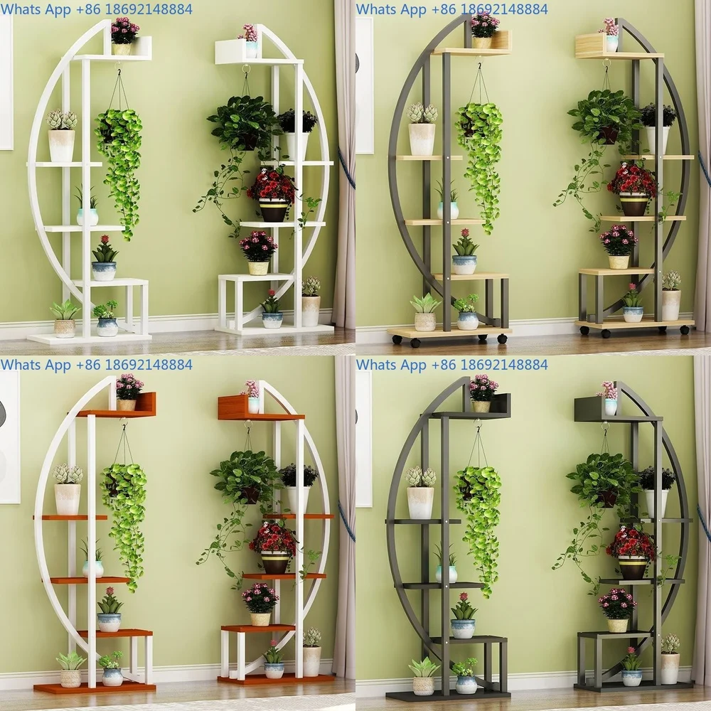 

Multi Tier Plant Stand for Indoor Living Room Bedroom Space Saving Decorative Shelf for Balcony Home Use