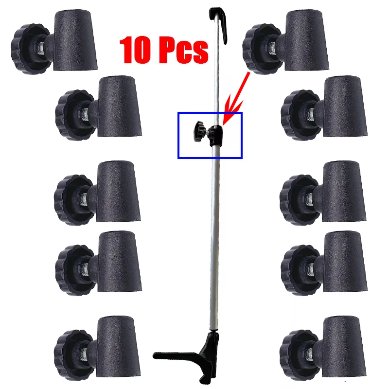 10Pcs RV Window Support Rod Button Aluminum Alloy With Telescopic Function Motorhome Camper Trailer Durable Caravan Accessories