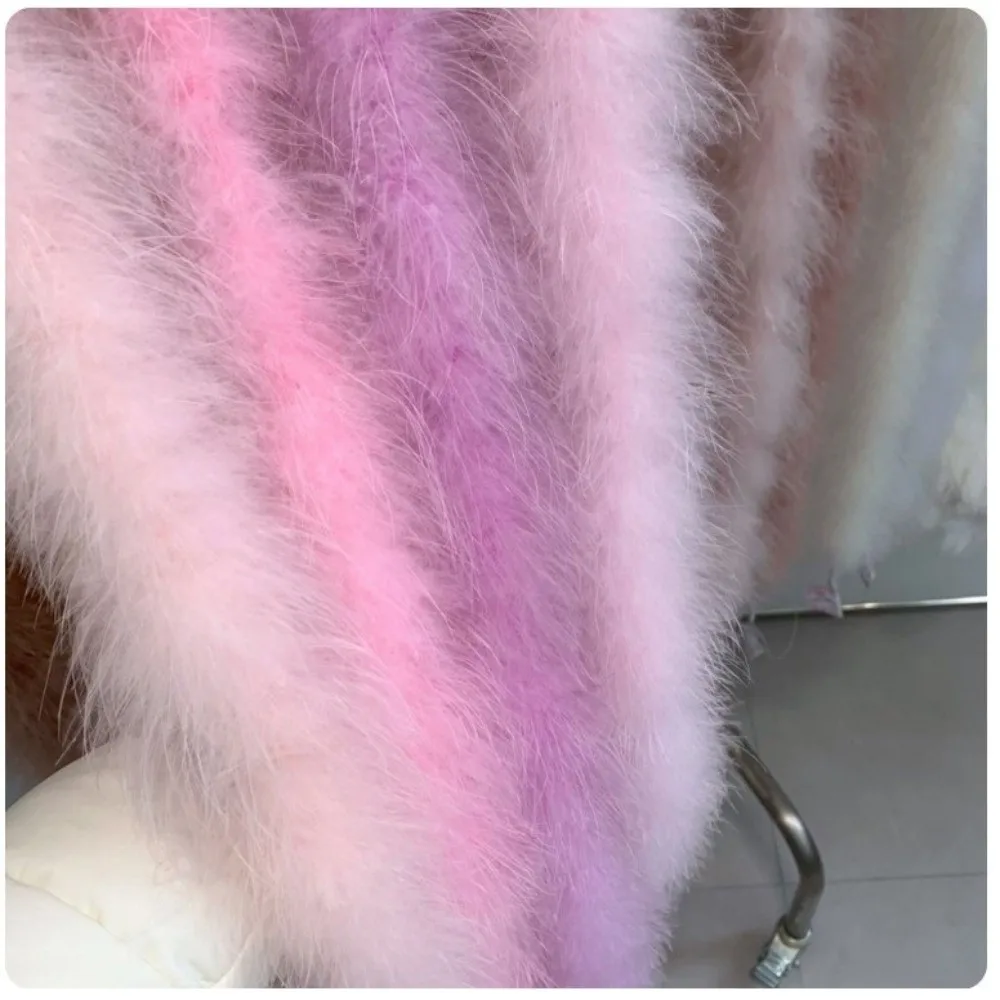 Fashion 2 Meter Decorative Strip Cuff Strip Faux Fur Fluffy Trim Home Decor DIY Apparel Sewing Artificial Fur Decoration