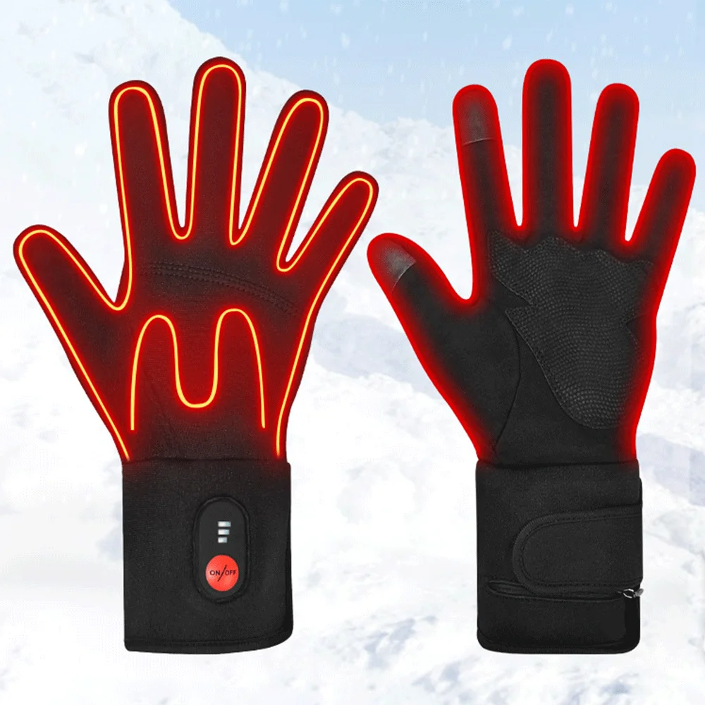 Savior-Guantes calefactables impermeables para motocicleta, Guantes calefactables para montar en moto, Guantes con pantalla táctil, cubierta más cálida, no para esquí de viento