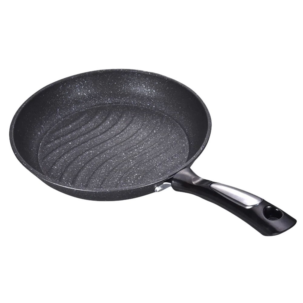 

Non-stick Frying Pan Kitchen Cookware Pancake Steak Egg Skillet Long Handle Cleaning Stove Induction Cooker BBQ