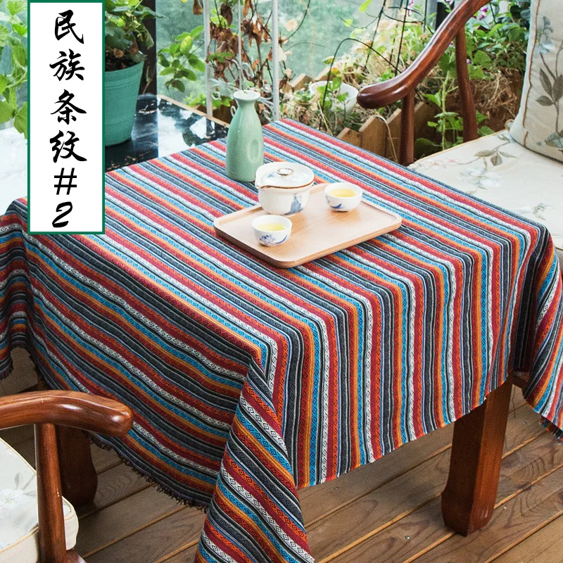 50x150cm Ethnic Style Cotton Linen Retro Bohemia fabric DIY Handmade Textile Sewing Patchwork For Bags Clothes Sofa Table cloth