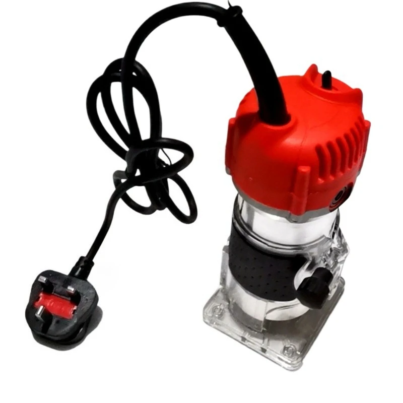 Electric woodworking edge trimmer, slotting, carving, hole drilling, ultra-long battery life, precise processing