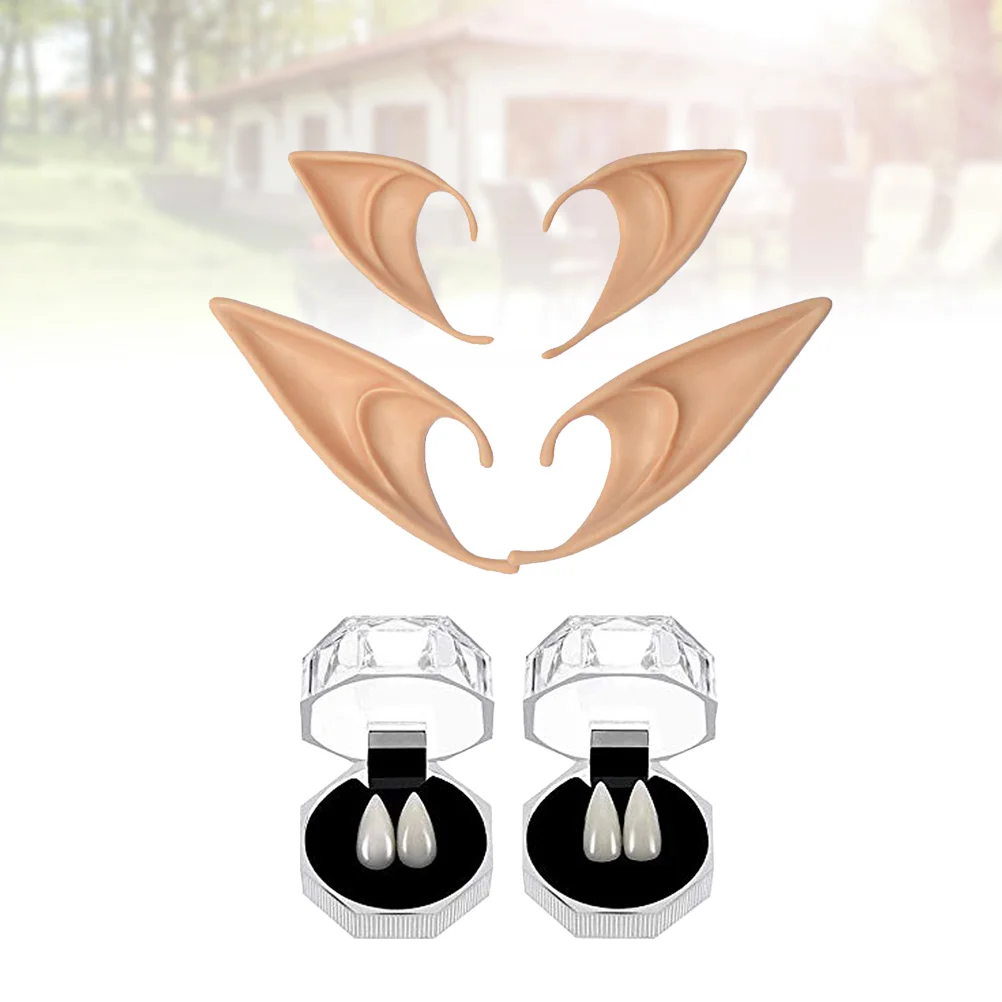 

8 Pcs Clothing Emulsion Child Dreses Dress Up Costume Halloween Ears Accessories Cosplay