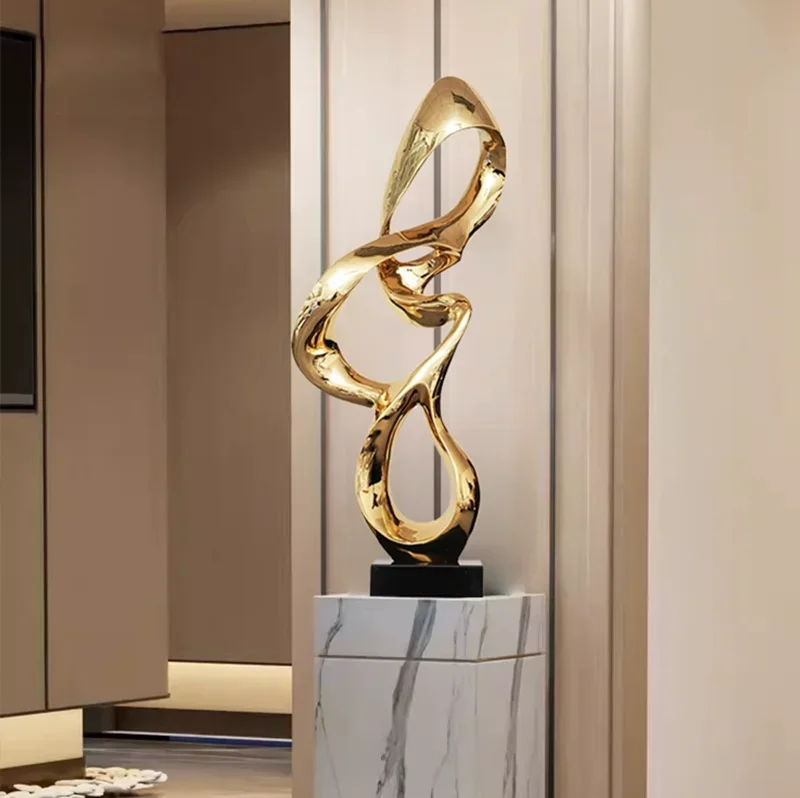 Marble Base Resin Statue Fengshui Accessories Items Opening Gifts Office Hotel Lobby Decoration Home Room Porch Ornaments Crafts