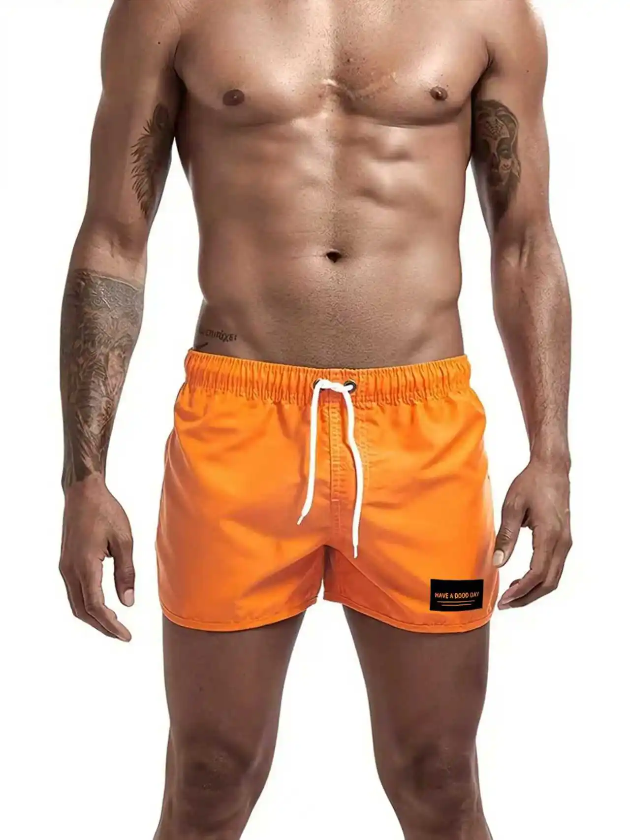 Men's Summer Printed Beach Shorts with Drawstring And Pocket Detail Casual Comfortable Outdoor Wear