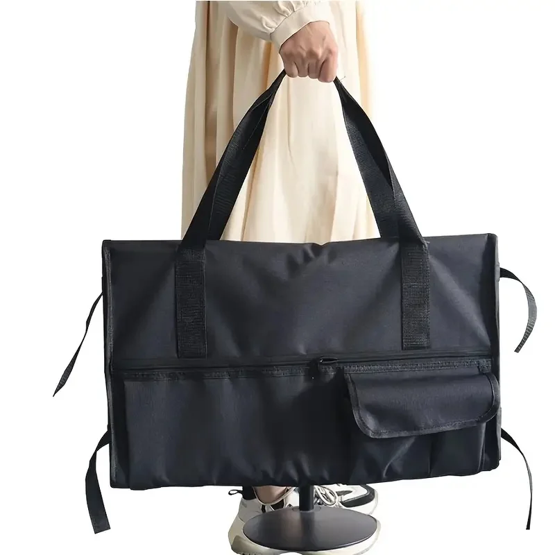 Desktop Computer Monitor Dustproof Storage Bag Convenient Travel Moving Desktop Monitor Storage Bag
