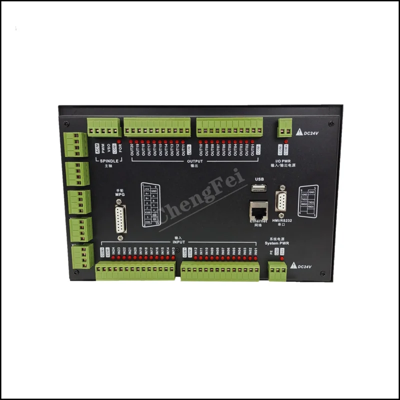 Cnc Ddcs-Expert Plc 3/4/5 Axis Offline Motion Controller 1mhz G Code Better Than Ddcsv3.1 System With Atc Extended Keyboard