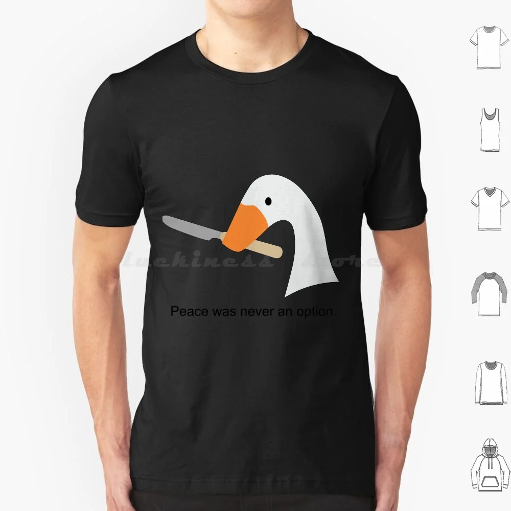 

Игровой нож Untitled Goose | Подарочная футболка из хлопка для мужчин и женщин с принтом «сделай сам», игровые игры, видеоигры, игра Goose, без названия, гусь