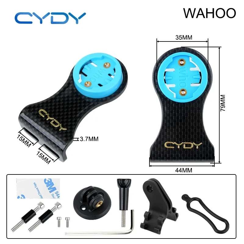 CYDY MTB Bicycle Computer Carbon Handlebar Mount Garmin Bryton Wahoo for the Front with Gropro Lamp Holder Bike Accessories